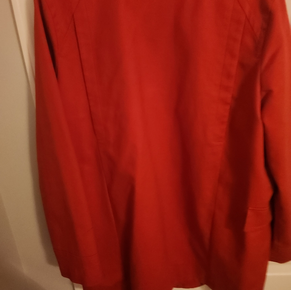 Pendleton Red Coat With Plaid Interior - image 5